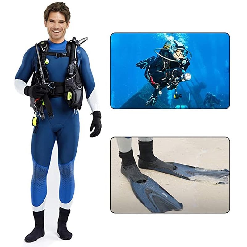 AIMALL 3mm Neoprene Diving Surfing Swim Wetsuit Snorkeling Boots Watersport