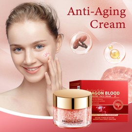 Xumann 2PCS Dragon Blood Facial Cream, Anti Aging Face Cream for Women, Fade Fine Lines, Nourishing & Hydrating