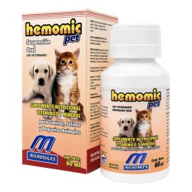 Hemomic Jarabe Vitaminas Y Minerales Perro / Gato Oral 60ml