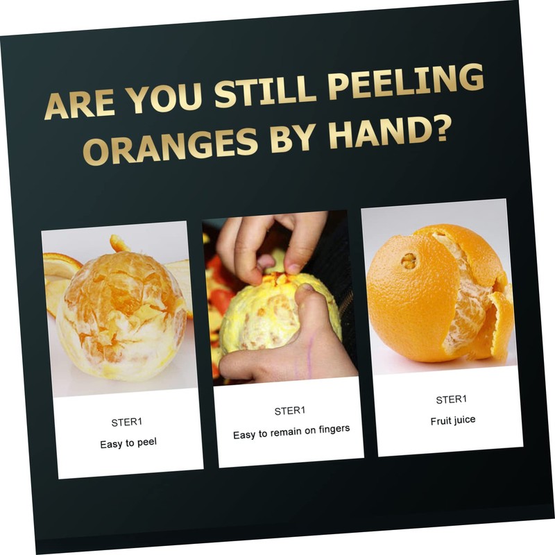 Ciieeo 1 PC Citrus Peeler Orange and Lemon Opener Tool