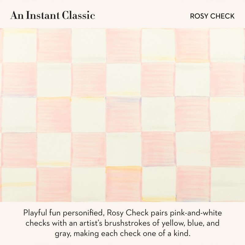 MACKENZIE-CHILDS Enamel Baking Pan for Oven, Rectangular Oven Pan, 9"