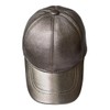 Leather Baseball Cap Genuine Lambskin Leather Hat Sports Visor Adjustable