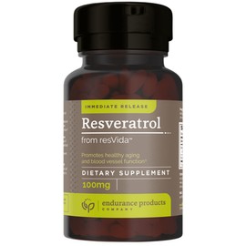 Endurance Products Resveratrol 100mg resVida Trans Resveratrol Grape Skin Extract / 엔듀어런스 프로덕트 레스베라트롤 100mg resVida 트랜스 레스베라트롤 포도껍질추출물