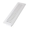 Decor Grates PL212-WH 2-Inch by 12-Inch Plastic Floor Register, White