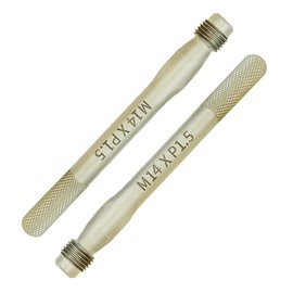 JEUCLEL 2PCS M14x1.5 Wheel Hanger Alignment Pin Guide Tool, Rim Stud Pilot Pin, Guide Studs, Wheel Fixing Bolts, Hub Fixing Positioning Rod for Changing Tires on Cars with Lug Bolts, Tire Change