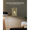 ZILLSEA 2-Pack Light Switch Covers, Single Toggle Switch Plate Cover,