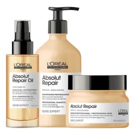 Kit Shampoo Mscara e leo LOral Professionnel Repair                                                                                                   