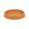 Plastic saucer very resistant in terracotta colour Massive series, 39 cm of diameter