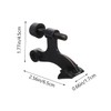 TEHAUX Cushioned Bumper Door Hinge Stopper Zinc Alloy Door Top