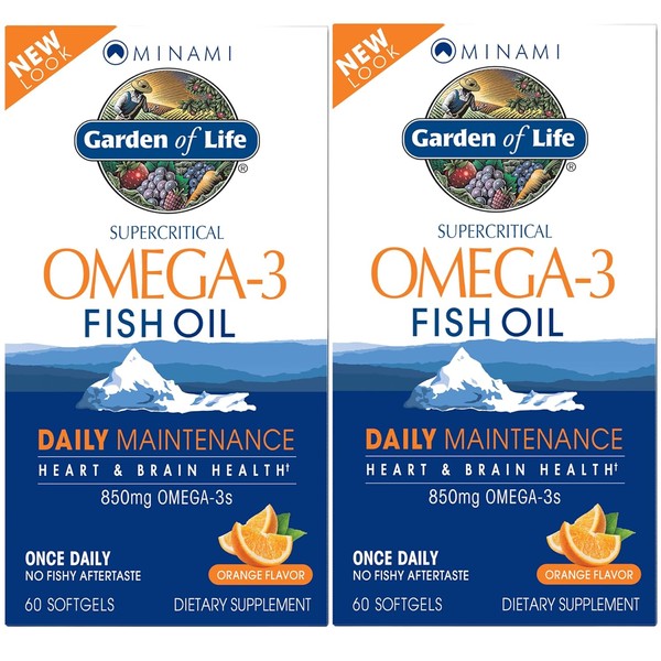 Garden of Life Aceite de pescado Omega 3 EPADHA Minami,