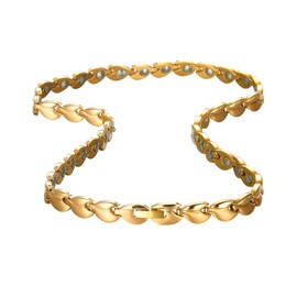 HyyMe Germanium Necklace, 46 Tablets, 99.999% Purity, Women's, Anti-Static, Titanium Necklace, Hematite Allergy Free Fashion Jewelry, Popular, Stylish, Cute, Heart Shape, Titanium, Germanium