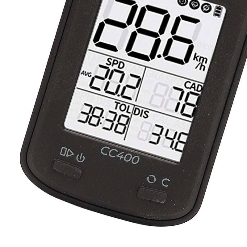 CC400 GPS Bike Computer Wireless Waterproof Bicycle Speedometer Odometer Cycling