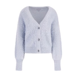GUESS Keyla Women's Long Sleeve Cardigan, Sky High