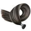 YoungSee I Tip Hair Extensions Human Hair Ombre Black 16