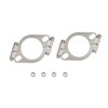 Jxsaboorle 2 Sets 2-1/2 Inch Split Exhaust Flange Repair Kit,2