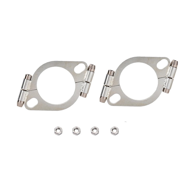 Jxsaboorle 2 Sets 2-1/2 Inch Split Exhaust Flange Repair Kit,2