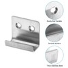 sourcing map 10Pcs Mounting Bracket, 40x35mm Stainless Steel Tile Display