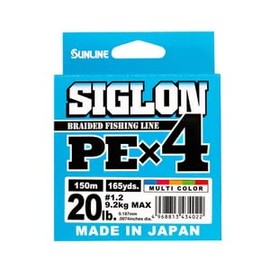 SUNLINE PEx4 Line Sigron PEx4 300m 5 Colors, No. 3, 50LB, J