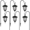 Dynaming 6 Pack Solar Flame Hanging Lights Outdoor, Solar Flickering
