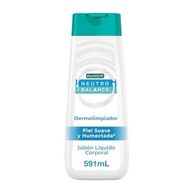 Palmolive Neutro Balance Jabón Corporal Líquido Dermolimpiador, 591 ml, Humecta Y Protege Tu Piel, Cuidado Delicado, Fórmula Suave Con Tecnología Humectante