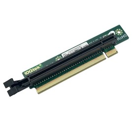 PCIe 16x Riser Card 90-Degree L-Angle Riser Adapter Card for 1U, PCIe X16 male to female interface extender protection card, Compatible with Supermicro Riser Card RSC-R1UTP-E16R