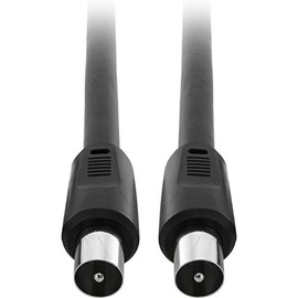 FL59Q-2PP Pro2 2M Rg59quad PAL Flylead PAL Plug to Plug Lead - Black Length: 2M Length: 2M, Type: Rg59