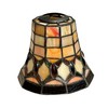 HUIMEIJU Tiffany style stained glass lampshade、Ceiling Fan light、Wall lampshade、Replacement lampshade.HMJ6037