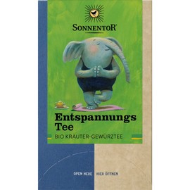 SONNENTOR Entspannungs Kräutertee, 18 Doppelkammerbeutel, 18g (1er Pack)