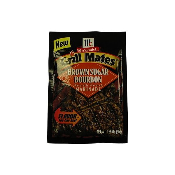 McCormick Brown Sugar Bourbon Marinade 1.25OZ (Pack of 24)