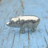 Beautiful Standing Pig Animal Figurine, Handcast in Fine Pewter by