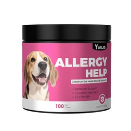 Allergy Support Soft Chews for Dogs – Colostrum, Omega-3, Turmeric, Probiotics & Apple Cider Vinegar – Immune & Seasonal Allergy Relief – Skin, Gut & Respiratory Health