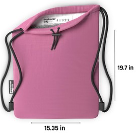 SmellWell Freshener Bag XL - Pink - The Ultimate Shoebag With Built In Activated Bamboo Charcoal Inserts for Odor Eliminating and Moisture Absorbing - Keep shoes and gear fresh longer