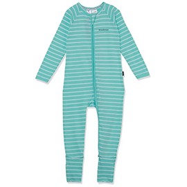 Bonds Baby Zippy - Cotton Blend Zip Wondersuit, Jasmint / White, 1 (12-18 Months)