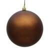 Vickerman 2.4" Mocha Matte Ball Ornament. Includes 24 Ornaments per