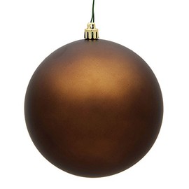 Vickerman 2.4" Mocha Matte Ball Ornament. Includes 24 Ornaments per Pack.