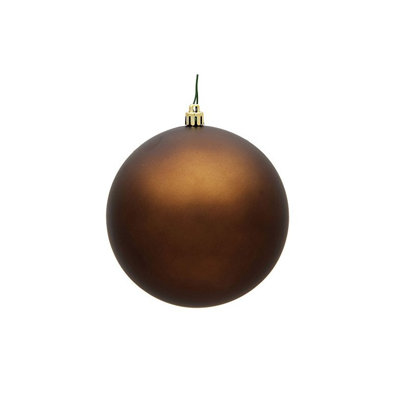 Vickerman 2.4" Mocha Matte Ball Ornament. Includes 24 Ornaments per