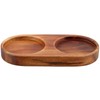 Salt and Pepper Mill Tray Wood Pepper and Salt Mill