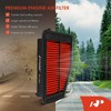 A-Premium 2-PC Pre-oiled Engine Air Filter Compatible with Honda Civic