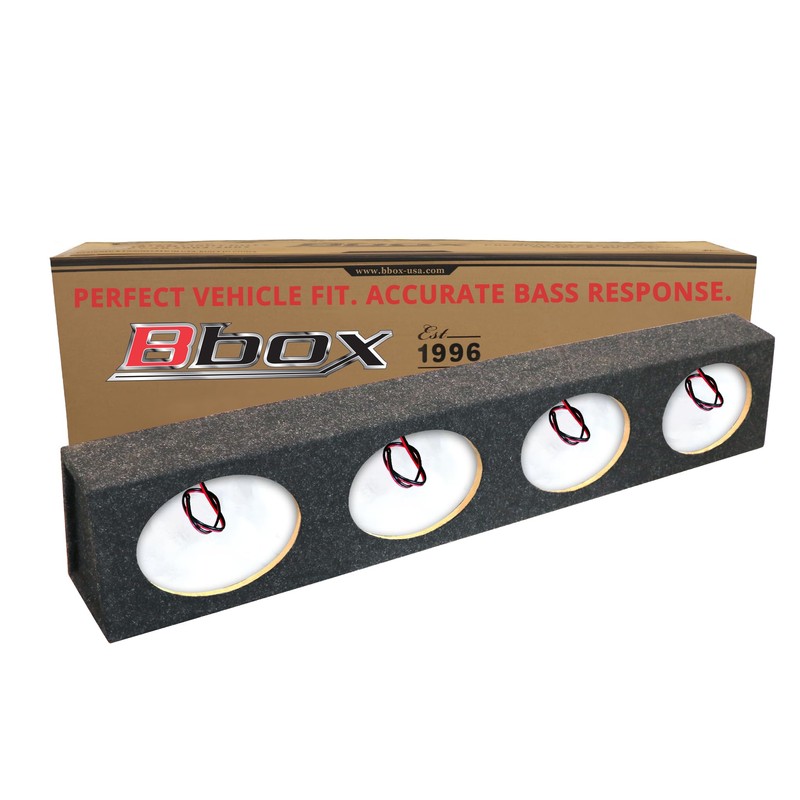 Atrend Bbox Quad 6x9 Unloaded Sealed Speaker Box, Premium MDF