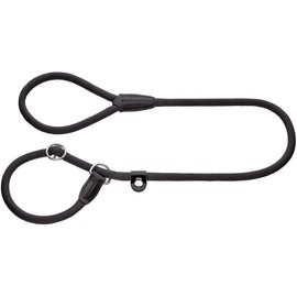 Hunter Freestyle Retriever lead with integrated collar, Black