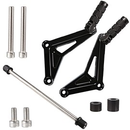 Rear Passenger Footrest Foot Pegs Bracket For Honda 2018-2023 Monkey 125 (Black)