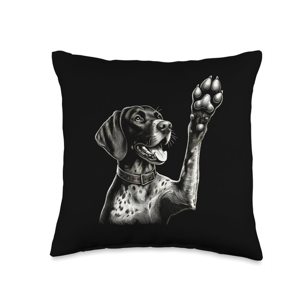 German Shorthaired Pointer Dog Face Art For Women And Men