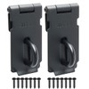 Alise 2pcs Door Locks Hasp Latch,3 Inch SUS 304 Stainless