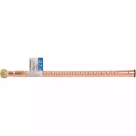 HOME-FLEX 3/4 in. Sweat x 3/4 in. FIP x 12 in. Copper Water Heater Connector Bronze/Copper