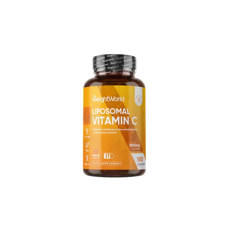 Liposomal Vitamin C Capsules 1000mg - 180 Capsules (3 Months