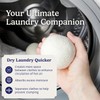 Handy Laundry Wool Dryer Ball - Natural Fabric Softener, Reusable,