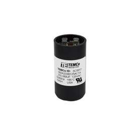 TEMCo 5 LOT Motor Start Capacitor SC0018-233-280 mfd 110-125 V VAC Volt uf Round HVAC TEMCo AC Electric