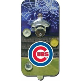 Team Sports America Chicago Cubs Magnetic Bottle Opener Click N' Drink
