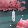 VIBILIA Healing Crystal Necklace Tree of Life Wire Wrapped Natural