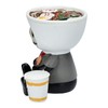 Furrybones 'Ramon' Figurine - Whimsical Skeleton with Ramen Bowl, Hand